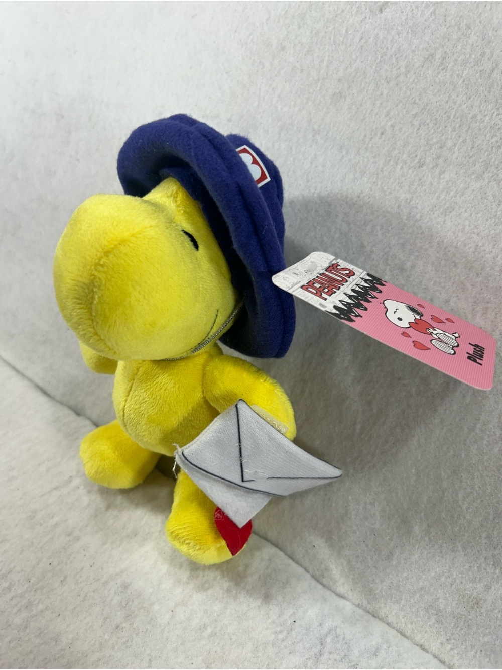 Peanuts Woodstock Plush in Yellow with Blue Hat and Mail